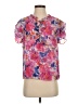 MISA Los Angeles 100% Polyester Pink Short Sleeve Blouse Size S - photo 1