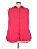 Lane Bryant 100% Polyester Red Sleeveless Blouse Size 24 - photo 1