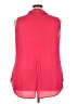 Lane Bryant 100% Polyester Red Sleeveless Blouse Size 24 - photo 2
