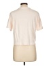 Unbranded Solid Ivory Short Sleeve T-Shirt Size L - photo 2
