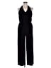 INC International Concepts Solid Black Jumpsuit Size L - photo 1