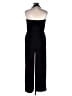 INC International Concepts Solid Black Jumpsuit Size L - photo 2