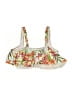 Antonio Melani Floral Gray Swimsuit Top Size M - photo 2