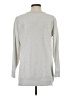 Gap 100% Cotton Graphic Silver Pullover Sweater Size S - photo 2