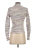 J.Crew Factory Store Metallic Silver Turtleneck Sweater Size XS - photo 2