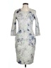 Hunter Bell Print Gray Cocktail Dress Size L - photo 1