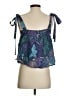 Warm 100% Cotton Blue Sleeveless Blouse Size XS (estimated) - photo 2