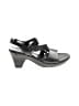 Munro American Black Sandals Size 9 1/2 - photo 1