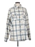 LA Hearts 100% Polyester Plaid Gray Long Sleeve Blouse Size XS - Sm - photo 1