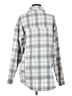 LA Hearts 100% Polyester Plaid Gray Long Sleeve Blouse Size XS - Sm - photo 2