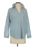 A Shirt Thing Blue 3/4 Sleeve Blouse Size XS - photo 1