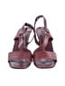 Brighton 100% Leather Burgundy Red Sandals Size 10 - photo 2