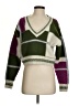 525 America Color Block Green Pullover Sweater Size S - photo 1