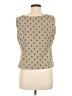 Perceptions 100% Polyester Tan Sleeveless Top Size 12 - photo 2