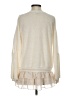 Ryu 100% Cotton Ivory Pullover Sweater Size S - photo 2