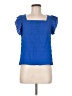 Shein Blue Short Sleeve Top Size 6 - photo 1
