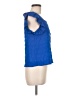 Shein Blue Short Sleeve Top Size 6 - photo 4