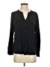 dalia Black Long Sleeve Blouse Size S - photo 1