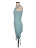 Assorted Brands Solid Teal Casual Dress Size S - photo 5