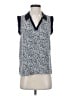 Current Air 100% Polyester Blue Sleeveless Blouse Size XS - photo 1
