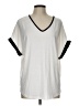 Shein Silver Short Sleeve Top Size 12 - photo 1