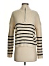 Unbranded 100% Acrylic Stripes Tan Pullover Sweater Size S - photo 1