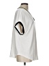 Shein Silver Short Sleeve Top Size 12 - photo 4