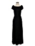 Max Studio Solid Black Casual Dress Size XS - photo 1