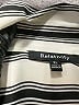 Relativity 100% Polyester Stripes Silver Long Sleeve Blouse Size XL - photo 6