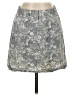 J.Crew Paisley Gray Denim Skirt Size 2 - photo 1