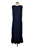 Truth + Style Solid Blue Casual Dress Size S - photo 2