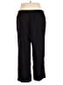 H&M 100% Viscose Solid Black Track Pants Size XXL - photo 2