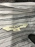 Max Studio Stripes Silver Long Sleeve Button-Down Shirt Size XL - photo 7