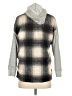 Central Park West 100% Polyester Plaid Gray Fleece Size XS - photo 2