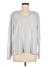 Wrap Gray Long Sleeve Top Size 8 - photo 1