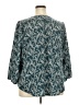 Monday Fun 100% Polyester Teal 3/4 Sleeve Blouse Size 2X - photo 1