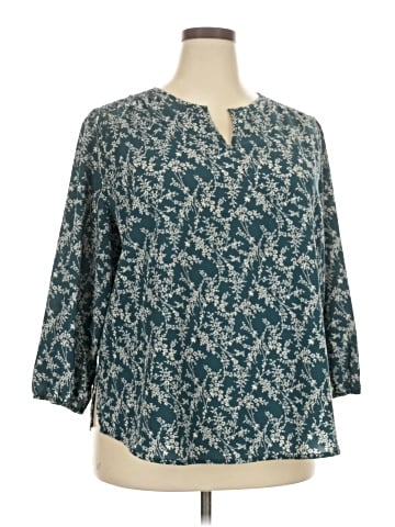 Monday Fun 3/4 Sleeve Blouse (view 2)