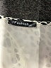 Fashion 100% Polyester Ivory Black Romper Size M - photo 4