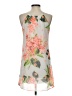 Peppermint 100% Polyester Floral Gray Cocktail Dress Size S - photo 2