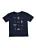 Adidas Chevron-herringbone Blue Active T-Shirt Size 8 - photo 1