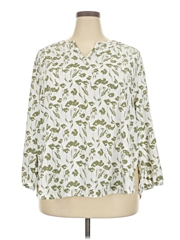 Monday Fun 3/4 Sleeve Blouse (view 1)