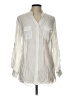 Cotton Express Ivory Long Sleeve Blouse Size L - photo 1