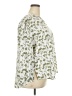 Monday Fun 100% Polyester Print Ivory 3/4 Sleeve Blouse Size 2X - photo 4