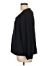 Ann Taylor LOFT 100% Polyester Black Blue Long Sleeve Blouse Size L - photo 5