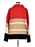 H By Halston Color Block Red Turtleneck Sweater Size XL - photo 2