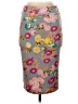 Assorted Brands Floral Gray Casual Skirt Size 26 waist - photo 1
