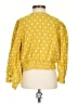 Blu Pepper Polka Dots Yellow 3/4 Sleeve Blouse Size S - photo 2