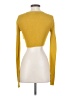 Kimchi Blue Solid Yellow Cardigan Size XS - photo 2