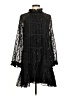 Max Studio 100% Polyester Stars Black Cocktail Dress Size M (estimated) - photo 1