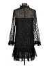 Max Studio 100% Polyester Stars Black Cocktail Dress Size M (estimated) - photo 2